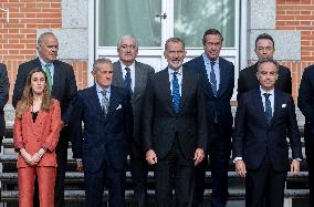 King Felipe VI Audiences - Madrid