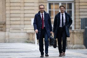 Thomas Cazenave hearing at the French Senate - Paris