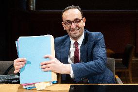 Thomas Cazenave hearing at the French Senate - Paris