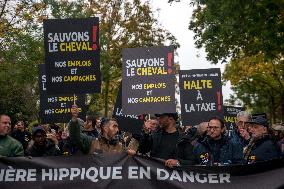 Rally Against Horse Betting Taxation - Paris