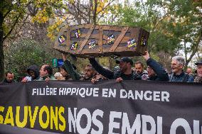 Rally Against Horse Betting Taxation - Paris