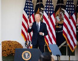 Biden addresses the nation on the election