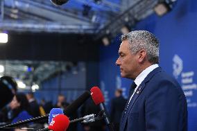 European Political Community Summit In Budapest: Arrivals