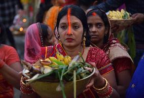 Chhath Puja Festival In Assam