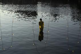 Chhath Puja Celebration In Kathmandu, Nepal.