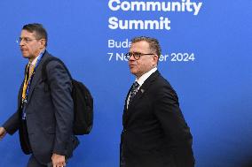 European Political Community Summit In Budapest: Arrivals