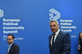 European Political Community Summit In Budapest: Arrivals