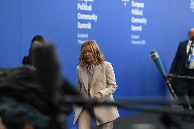 European Political Community Summit In Budapest: Arrivals