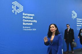 European Political Community Summit In Budapest: Arrivals