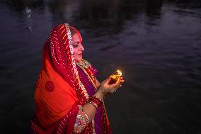 Hindu Devotees Celebrates Chhath Festival In Nepal.