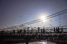 Hindu Devotees Celebrates Chhath Festival In Nepal.