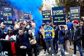 Protesters Rally in Paris Against Betting Tax Hike Impacting Horse Racing