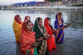 Hindu Devotees Celebrates Chhath Festival In Nepal.