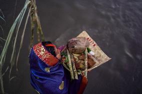 Hindu Devotees Celebrates Chhath Festival In Nepal.