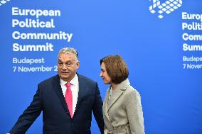 European Political Community Summit In Budapest: Arrivals