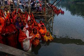 Chhath Puja Celebration In India : 2024