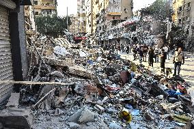 Israeli Airstrike In Beirut, Lebanon