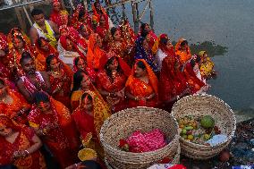 Chhath Puja Celebration In India : 2024