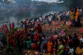 Chhath Puja Celebration In India : 2024