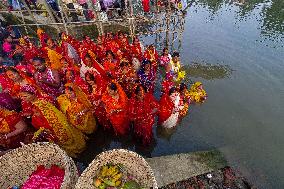 Chhath Puja Celebration In India : 2024