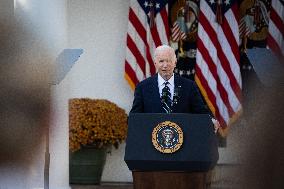 Biden addresses the nation on the election