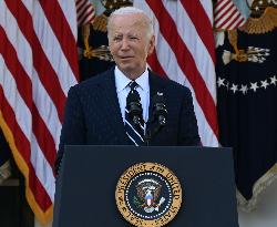 US President Joe Biden Delivered Statement On Election Where Voters Overwhelmingly Elected Donald J. Trump