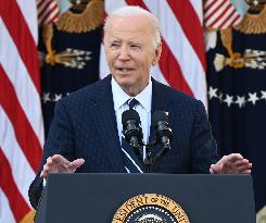 US President Joe Biden Delivered Statement On Election Where Voters Overwhelmingly Elected Donald J. Trump