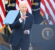 US President Joe Biden Delivered Statement On Election Where Voters Overwhelmingly Elected Donald J. Trump