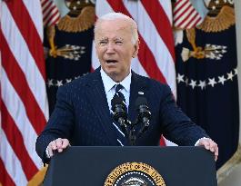 US President Joe Biden Delivered Statement On Election Where Voters Overwhelmingly Elected Donald J. Trump