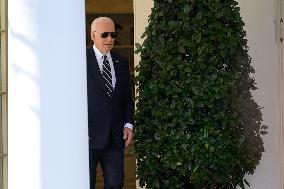 DC: President Biden hold an addresses the nation remarks