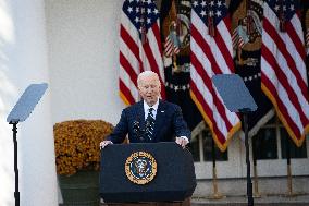 Biden addresses the nation on the election