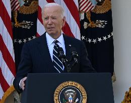 US President Joe Biden Delivered Statement On Election Where Voters Overwhelmingly Elected Donald J. Trump