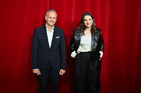 Juliette Binoche Inaugurates The Printemps Window Displays - Paris