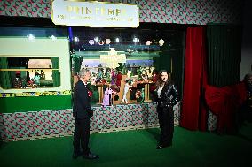 Juliette Binoche Inaugurates The Printemps Window Displays - Paris