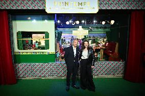 Juliette Binoche Inaugurates The Printemps Window Displays - Paris