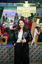 Juliette Binoche Inaugurates The Printemps Window Displays - Paris