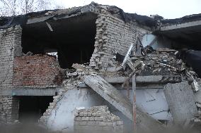 Consequences of Russian shelling in Kharkiv region