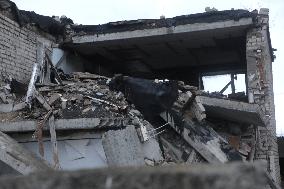 Consequences of Russian shelling in Kharkiv region