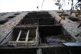 Consequences of Russian shelling in Kharkiv region