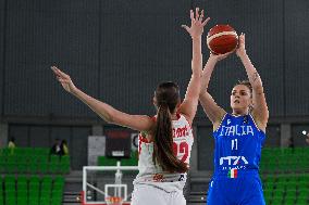 BASKET - Evento - Women's Euro Basket 2025 Qualifiers - Italy vs Czech Republic