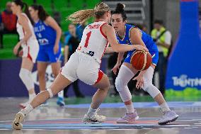 BASKET - Evento - Women's Euro Basket 2025 Qualifiers - Italy vs Czech Republic