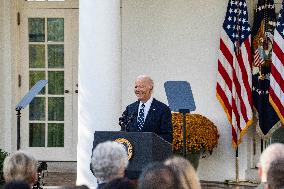 President Joe Biden Addressed The Nation For The Rose Garden