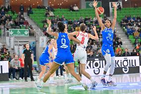 BASKET - Evento - Women's Euro Basket 2025 Qualifiers - Italy vs Czech Republic