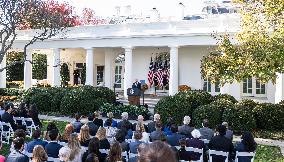 President Joe Biden Addressed The Nation For The Rose Garden