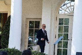 President Joe Biden Addressed The Nation For The Rose Garden