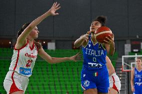 BASKET - Evento - Women's Euro Basket 2025 Qualifiers - Italy vs Czech Republic