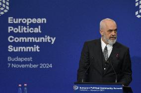 European Political Community Summit In Budapest:-Press Conference