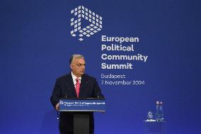 European Political Community Summit In Budapest:-Press Conference