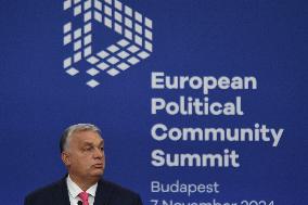 European Political Community Summit In Budapest:-Press Conference