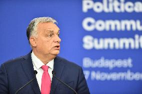 European Political Community Summit In Budapest:-Press Conference